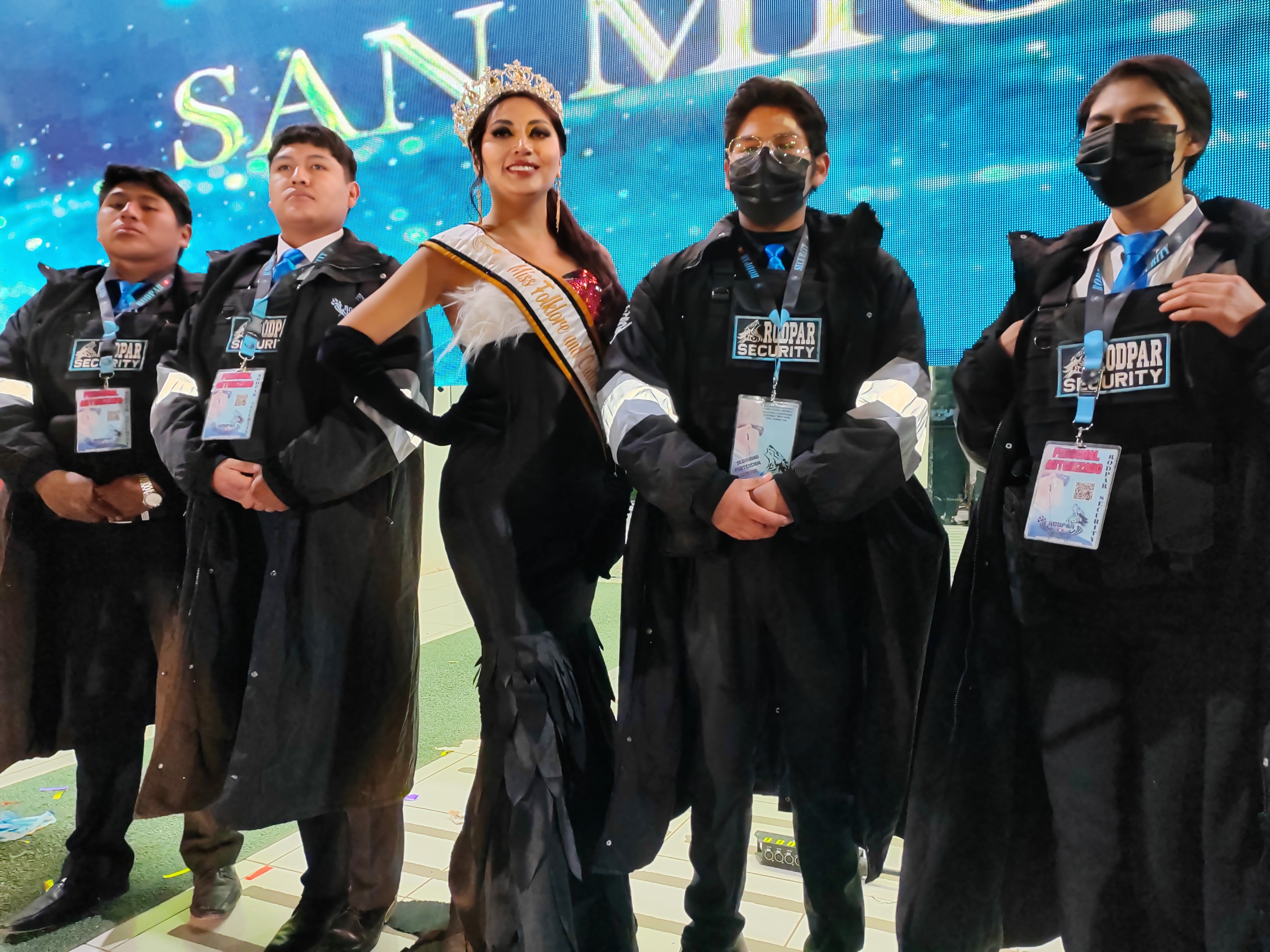 Equipo de seguridad en evento